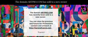 Sale of Art Promotions artpro . com Domain